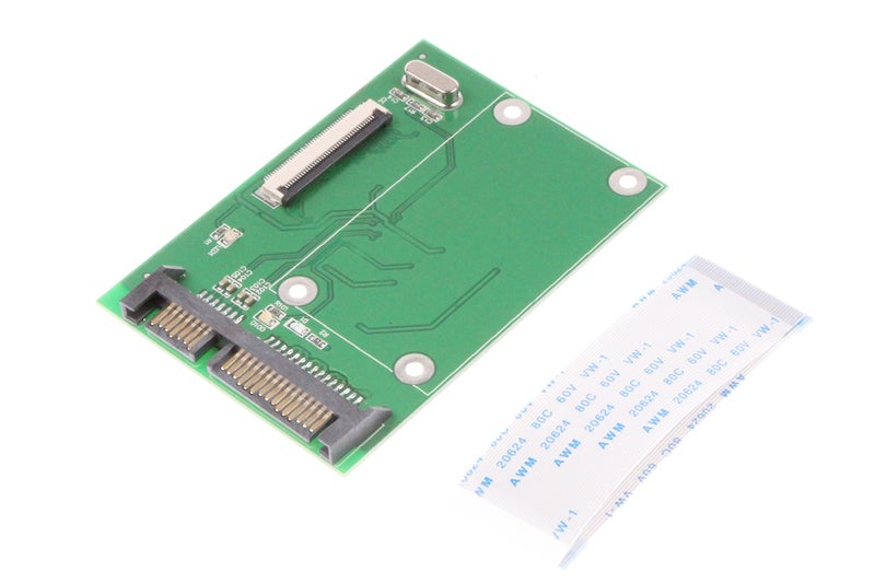 NOYITO 1.8 inches CE ZIF HDD to SATA Serial ATA 7+15Pin 22-Pin Adapter Converter with FFC Cable - Image 1